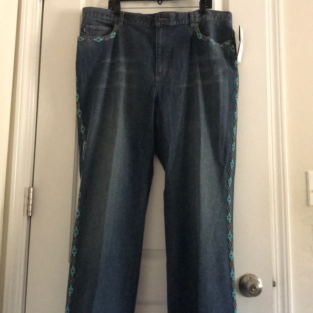 Vintage Lauren Jeans Co. Embellished Bead Jeans